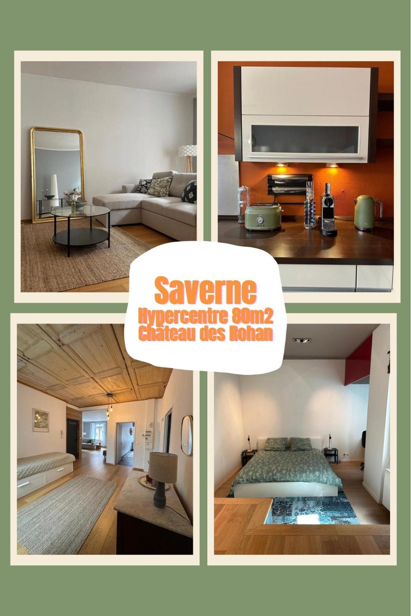 Hypercentre 80M2, A Deux Pas Du Chateau Des Rohan Saverne Dış mekan fotoğraf